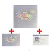 Musical and Light Happy Birthday Card Effect Blowable Led Candle 3D Popup Greeting Card Beautiful Hollowed