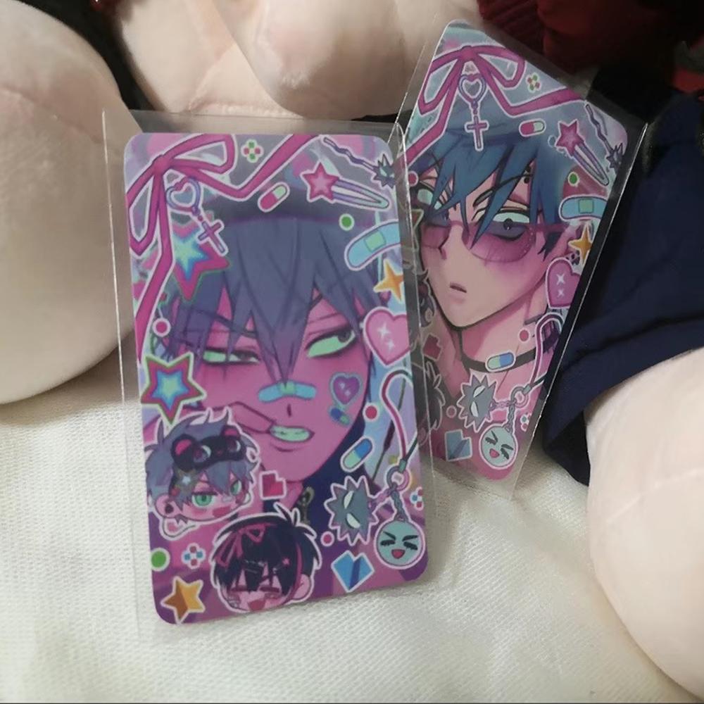 Аниме Alien Stage 3 дюйма Тилл Иван Маленькая карточка Фотокарточки для девочек Подарок для друзей Сделай сам Открытка Закладка Аниме Аксессуары 4 шт./набор