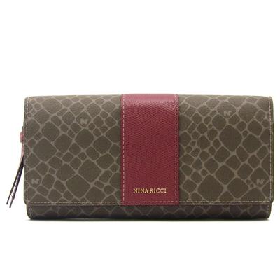 Кошелек Nina Ricci Grain Nouveau Бордовый 85-8006 Женский