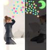 100Pcs/Set Glow In The Dark Luminous Wall Stickers DIY Wall Art Stickers  Kids Baby Room Decoration