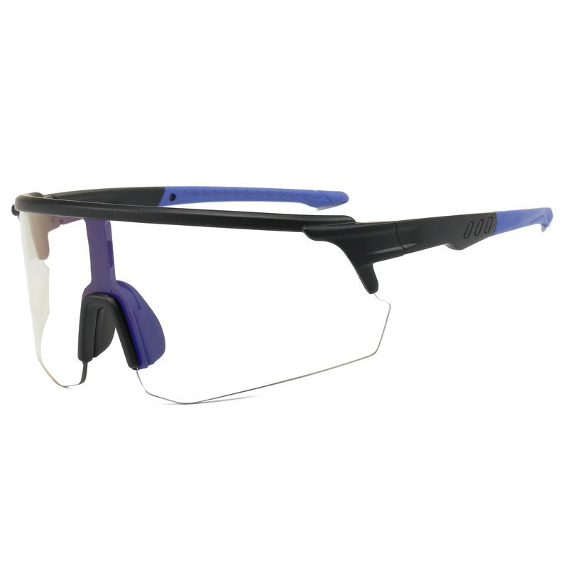 Cycling glasses photosensitive color-changing outdoor sports glasses sunglasses trendy men's and women's windproof goggles