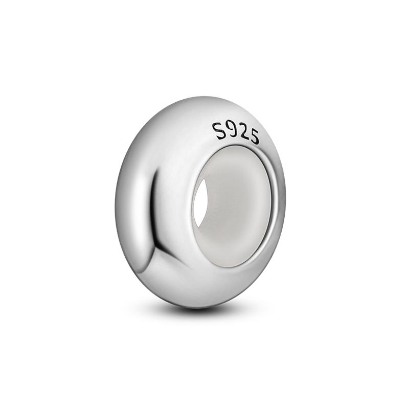 Новые бусины-подвески из стерлингового серебра 925 пробы с геометрическими линиями подходят для оригинального браслета своими руками для изготовления ожерелий с подвесками для женщин