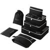 7Pcs Luggage Storage Bag Space-Saving Travel Bag Organizer Set Suitcase Packing Bag for Trips Outdoor