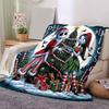 1Pc Christmas Wonderland Blanket Soft And Comfortable Casual Warm Camping Travel Christmas Halloween Gift M921521