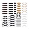 60Pcs Self Sticky Mustache Set Dress Up Simulation Facial Hair for Performance