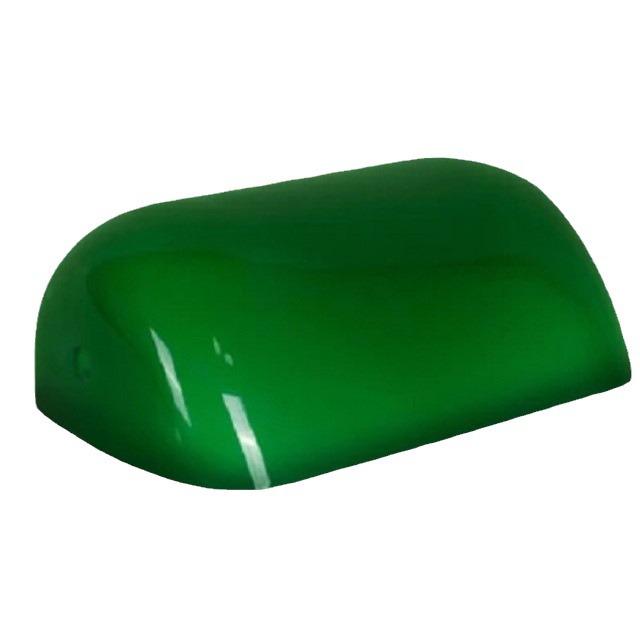 Ретро настольная лампа для банка с абажуром из выдувного стекла нефритового, белого, оранжевого и черного цветов