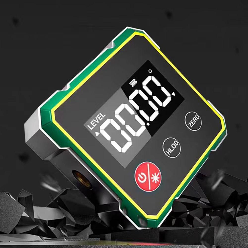 Multifunctional Laser Inclinometer Magnetic Digital Angle Finder Digital Inclinometer  Household