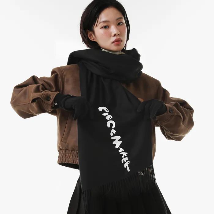 MARSHMALLOW BLEND MUFFLER (BLACK)