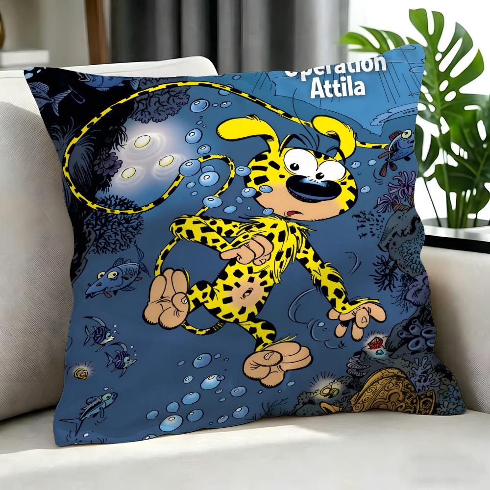 Cartoon Marsupilami Cushion Cover Cushion Cover Set 4Pcs 50X50 45X45 40X40 Pillowcase Decorative Sofa Home Decor