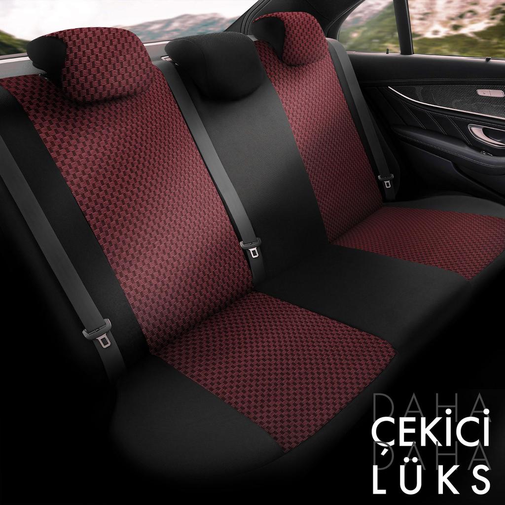 Линейный дизайн, дополнительный поддерживающий чехол на автомобильное сиденье, черный, бордовый, красный