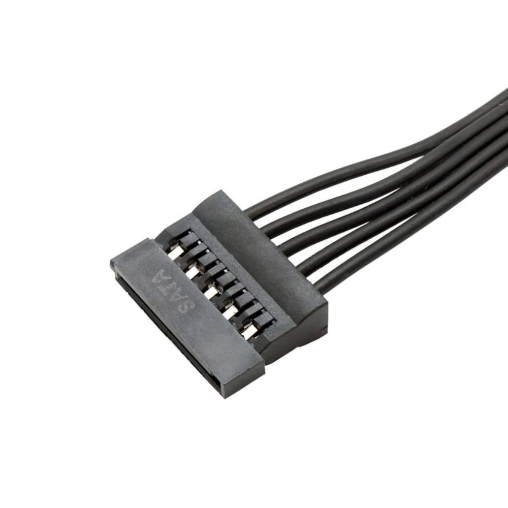 15Pin SATA Power Splitter Extension Male to 2/3/4 Female 35cm/50cm/65cm for Desktop PC Internal HDD SSD Storage DIY Hard Disk