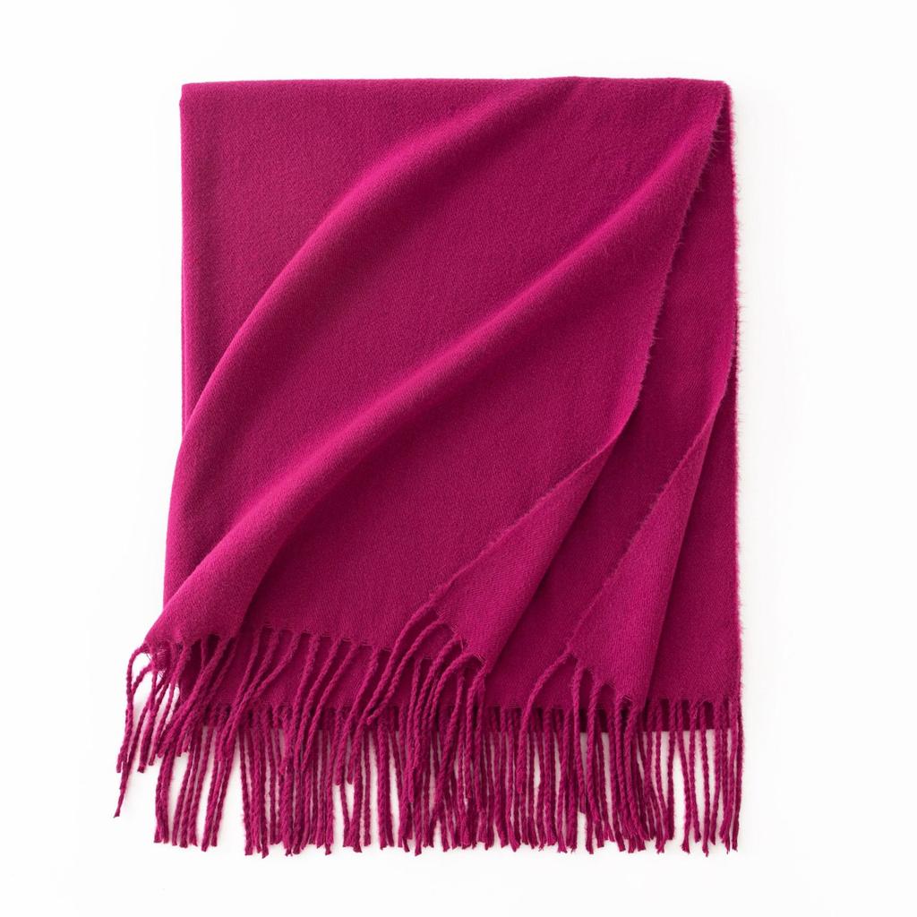 Cashmere Feel Scarf Autumn and Winter Korean Imitation Cashmere Girls High End Shawl Warm Scarf