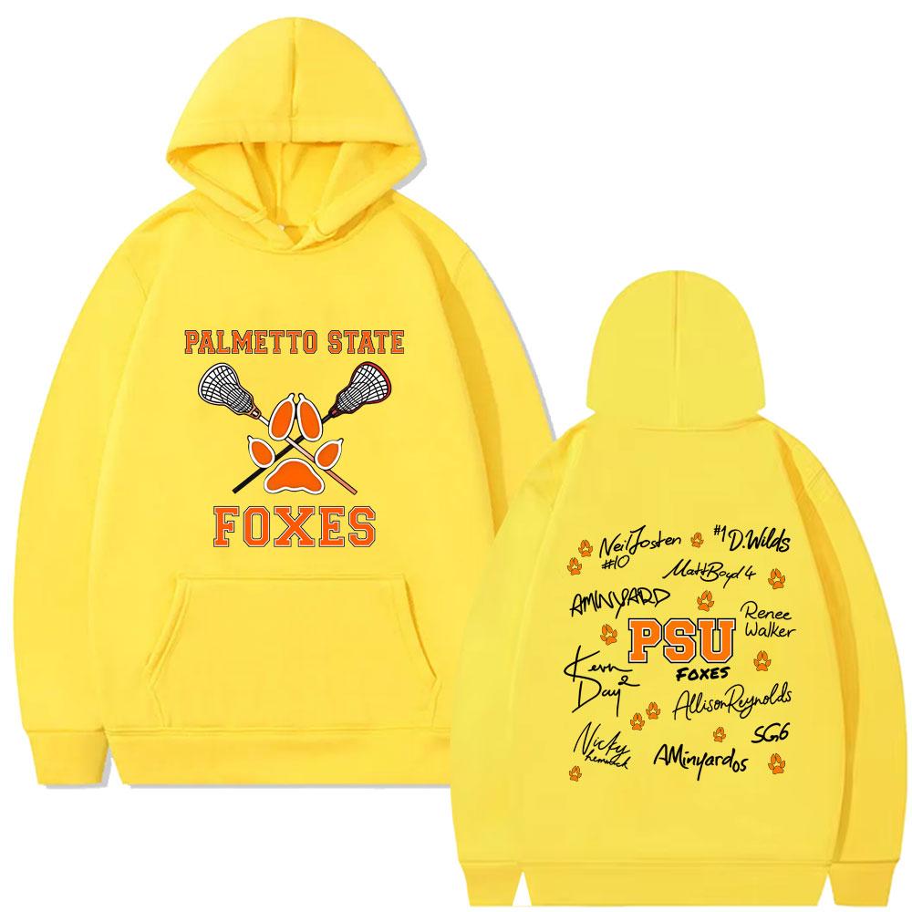 All for The Game The Foxhole Court Palmetto State Foxes Graphic Hoodie Men Women's Fashion Oversized Hoodies Streetwear