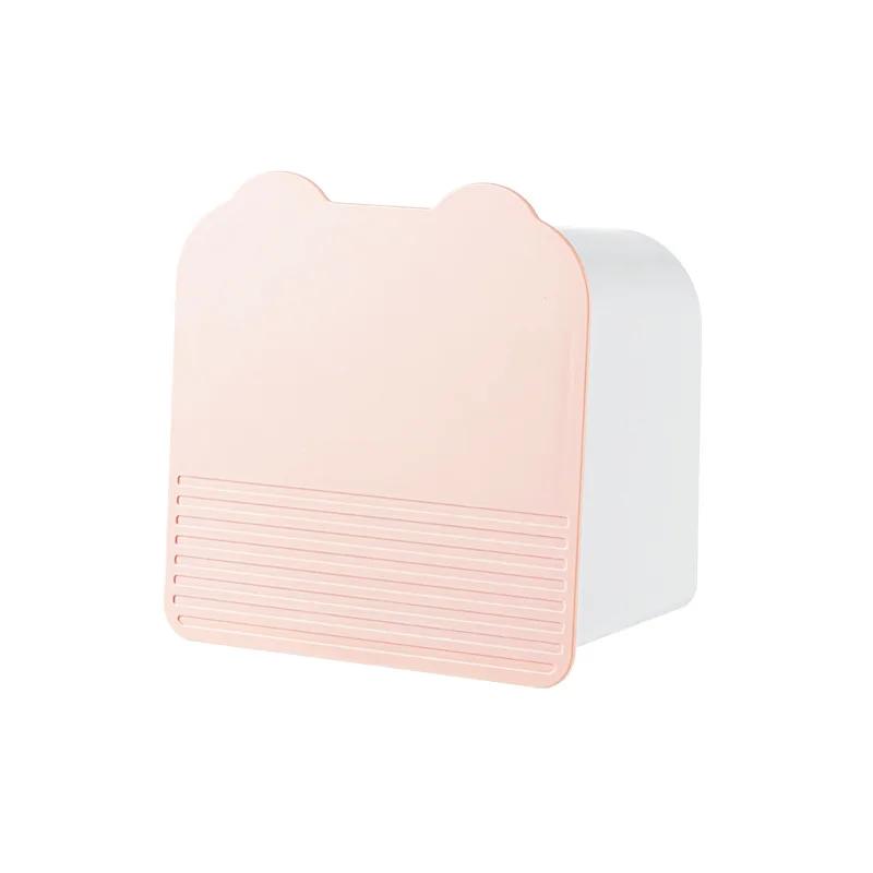 Бездырокол для ванной комнаты, пылезащитные гигиенические салфеток, ящики для хранения, настенная полка для косметики, хозяйственные пластиковые контейнеры для мелочей