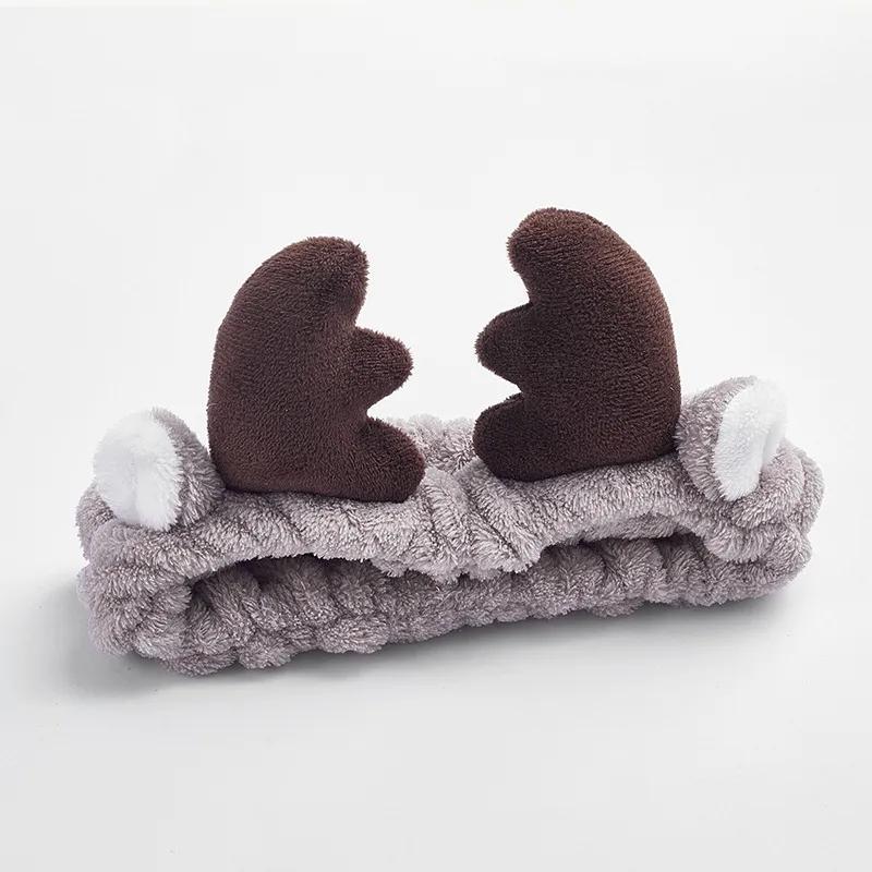 1 шт. женские эластичные резинки для волос из кораллового флиса, мягкие резинки для волос для лица, повязка на голову с бантом, аксессуары для волос для девочек, милые милые головные уборы