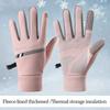 Nonslip Touchscreen Mitten Lining Fleece Cycling Gloves Fashion Winter Gloves  Outdoor