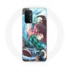Case - Maniacase - Oppo A54 5G - Soft - Black - Demon Slayer - Tanjiro Kamado