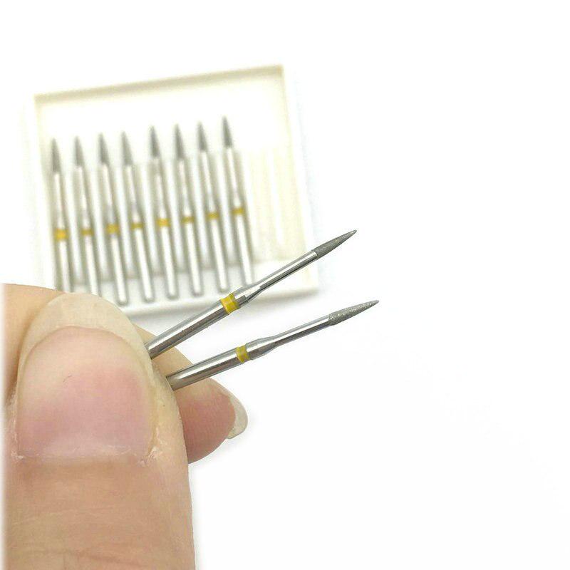 1 коробка стоматологических боров Diamond FG 1,6 мм, высокоскоростные сверла для полировки, сглаживания зубов, полировщики FO-40EF