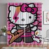 Раздел Hello Cat Современные шторы для гостиной для камеры Тюль для спальни Затемняющие шторы Хэллоуин Украшение для детей