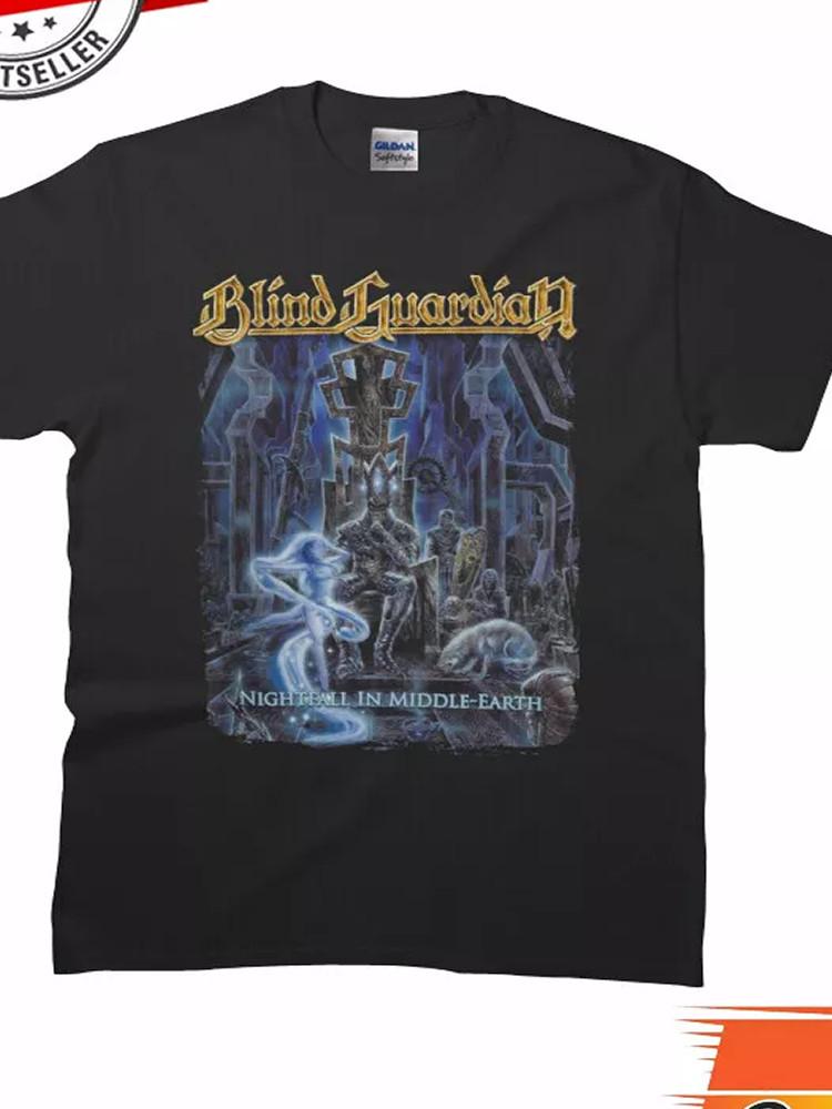 Футболка унисекс Blind Guardian Band Night Fall In The Middle Earth Полный размер S-5XL SS437