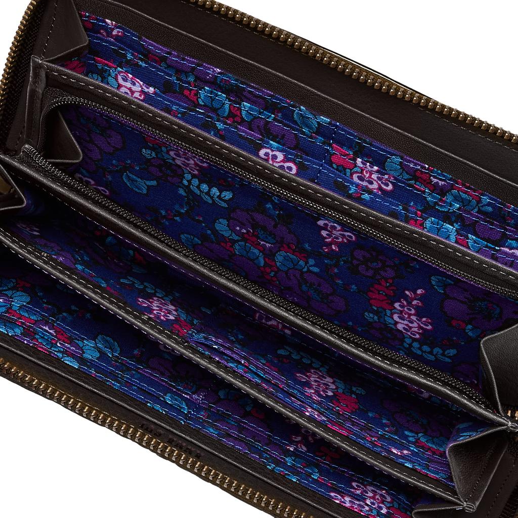 Длинный кошелек Serpent Black F [ANNA SUI] женский