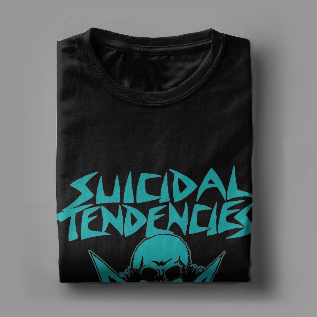 Suicidal Tendencies T-Shirts Men Novelty Cotton Tees Round Collar Short Sleeve T Shirts Gift Idea Clothing