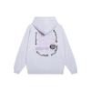 Li Ning Badfive Series Letter Print Pattern Hooded Loose Sweatshirt Unisex Sweatshirt Light-Floral-Gray AWDSD37-2