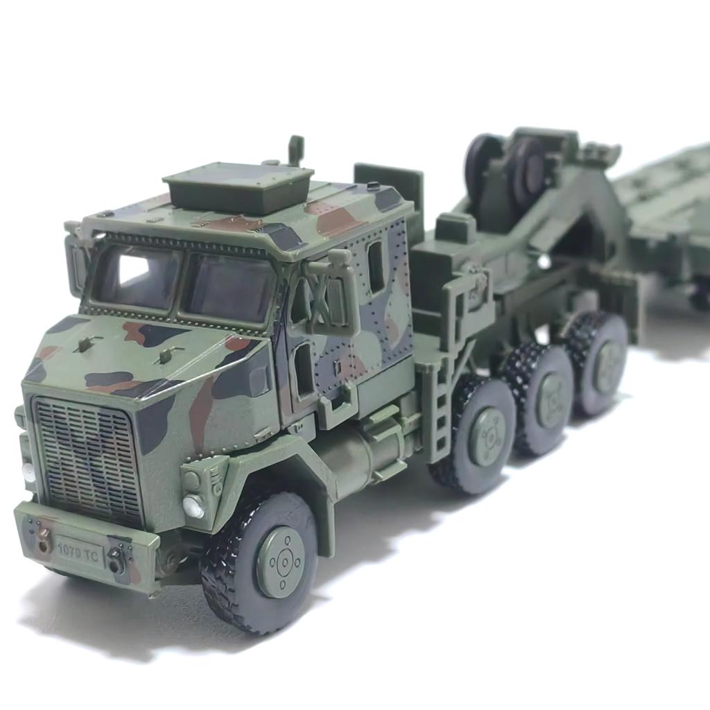 Зеленый M1070 Масштаб 1/72 Военно-транспортное средство АБС-пластик Набор для сборки модели транспортного средства – Сделай сам Детская игрушка Рождественский подарок