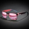 Sporty Square Fashion Glasses for Men and Women,Anti-Reflective PC LensesComposite Frame,Ideal for Cycling, Driving,Beach Travel