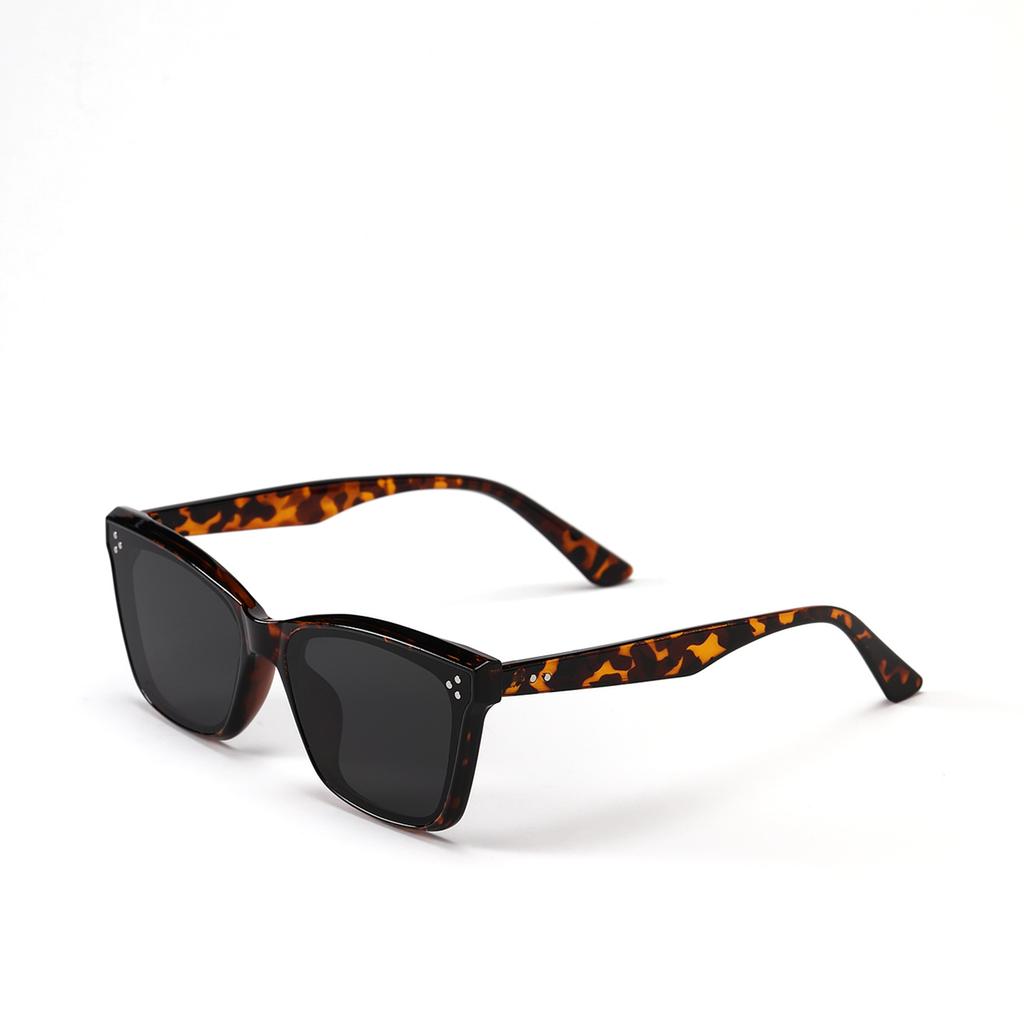 Очки, ретро квадратные солнцезащитные очки женские 95122 заклепки симпатичные круглые солнцезащитные очки с маленькой оправой мужские