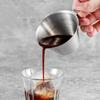 100ml Espresso Cup Small Coffee Milk Pitcher Espresso Shot Cup Stainless Steel Measuring Cup Home Cafe Kitchen Measuring Tools