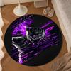 Panther In Action Round Rug for Livingroom,Bedroom, Palyroom, Chair Rug, Area rug, Circle Carpet, Large Size Decor Fan Christmas gift