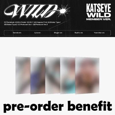 Предзаказ альбома KATSEYE WILD Member ver. и Weverse POB
