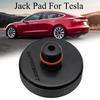1x New Car Jack Lifting Pad Point Safe Raise Grip Adapter Tool Rubber Heavy Duty For Tesla Model 3 S X Series Protection Black