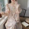 Women's Lace Long-Sleeve Nightdress - Spring/Autumn Princess Style Pajamas
