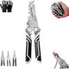 Kouglh 18 в 1 Складной инструмент для зачистки проводов, 2025 Новое обновление Многофункциональный складной инструмент для зачистки проводов - профессиональный инструмент электрика, Электрический инструмент для зачистки кабеля