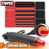3:1 Shrinkable Heat Shrink Tube 270pcs Wire Shrinking Wrap Tubing Waterproof Wire Connect Cover Protection with 300W Hot Air Gun