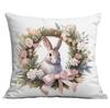 New Easter Pillowcase Country Cartoon Rabbit Easter Egg Pillowcase Sofa Cushion Pillowcase