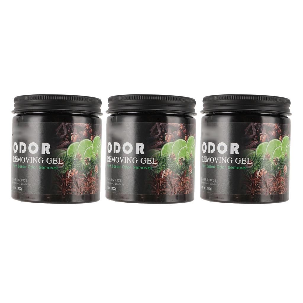 3 шт. гель для удаления запаха, растительные экстракты, освежающий аромат, поглотители запаха, дезодорирующий гель для