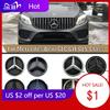 For Mercedes Benz OE Style Chrome Silver Front Grill Emblem Fit For Mercedes Benz GLC GLE GLS-Class X166 X253 Chrome Star White