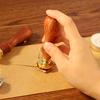 Голова сургучной печати с ручкой, узор 'Растение', креативные медные печати, украшения для свадьбы, праздника, вечеринки