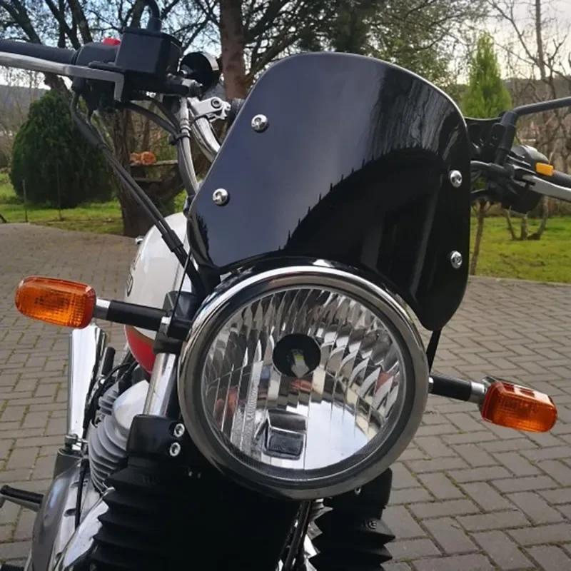 Универсальный мотоциклетный ветровой дефлектор, ветровой обтекатель для Yamaha Kawasaki Suzuki Cafe Racer Harley Honda Motorcycle