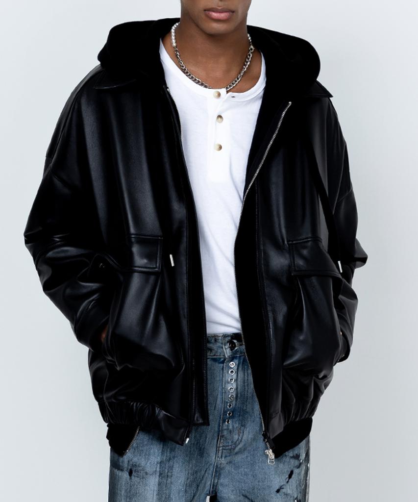 Strike Archive Over Lambskin Blouson (Black)