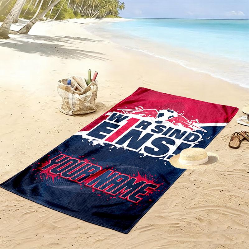 Custom Rb Print Beach Towel, Large Soft Quick Dry Towel for Beach Camping Swimming