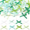 50 шт./лот 2,5x3 см Банты из ленты Разноцветные Мини Атласные Банты-Цветы Для DIY Ручной Работы Домашней Вечеринки Украшения для Головных Уборов Аксессуары