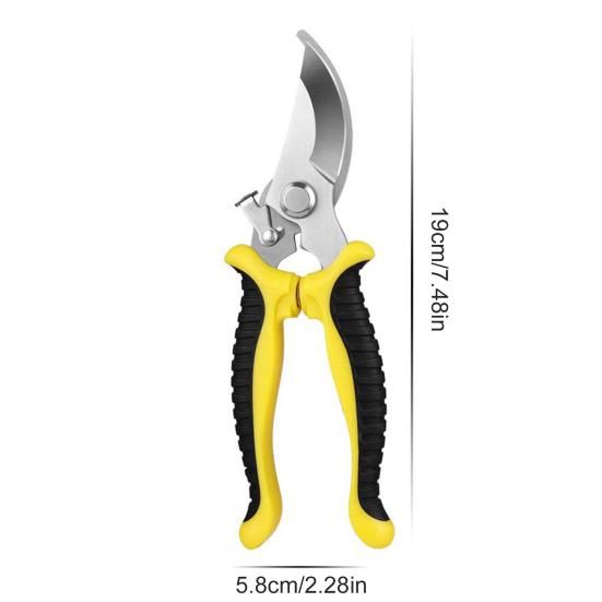 Garden Pruning Shears Stainless Steel Gardening Shears Tree Branch Cutter Snips Sharp Scissors for Cutting Flower Hedge Stem