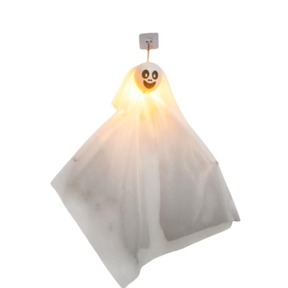 Light Up Spooky Outdoor Decor Wall Pendant Ghost Decorations Haunted House Props Garden Decoration
