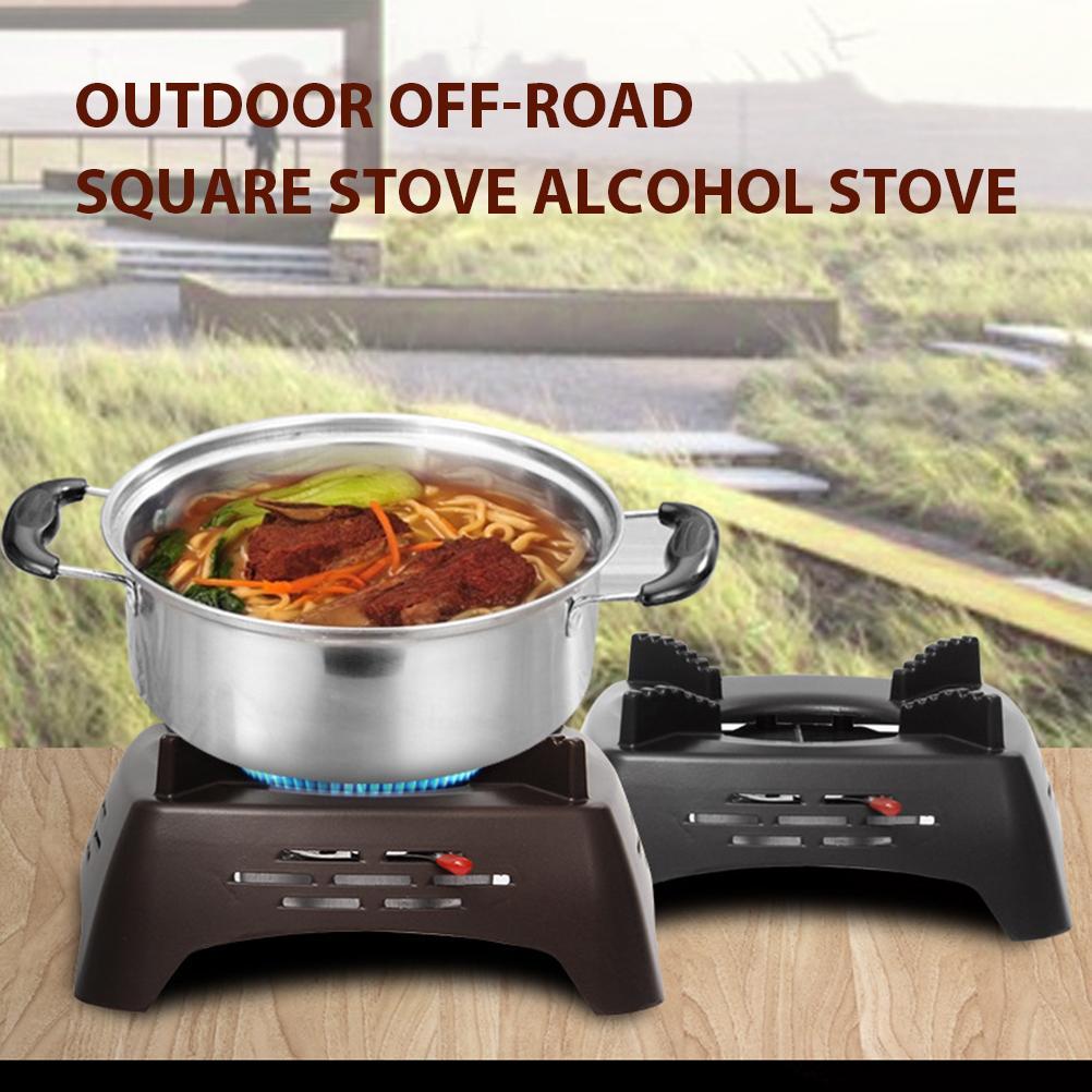 Портативная спиртовая горелка-печка для кемпинга, барбекю, пикника. Без загрязнения.