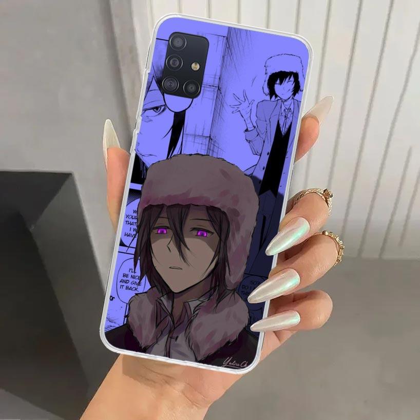Чехол для телефона Bungo Stray Dogs Манга для Samsung Galaxy A52 A32 A22 A12 A02S A50S A30S A10S Note 20 Ultra 10 Plus S10 A31 A20 A71 A