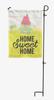 Printtoo Tan Home Sweet Home Garden Summer 12.5""x18"" Двусторонние флаги Флаг для кемпинга